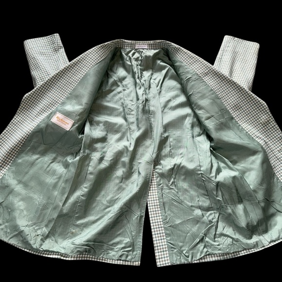 Vintage 70s 80s Richman Brothers Plaid Blazer Jacket Men Size 42R - Picture 5 of 8